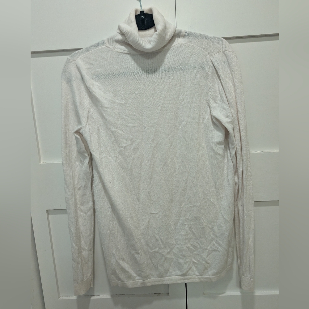 French Connection Cream Turtleneck Sweater